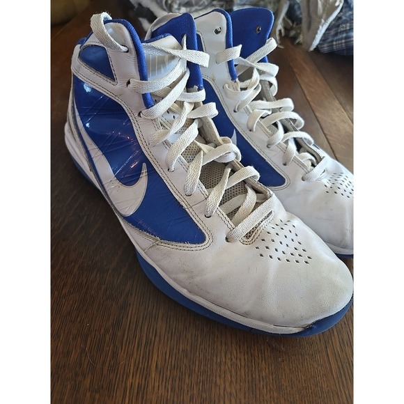 Nike Other - Nike 454140 103 Air Max Destiny TB Men Basketball Shoes White Blue US 10